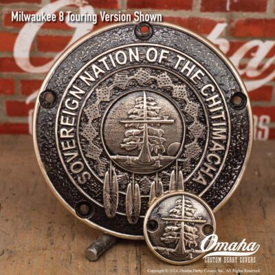 Sovereign Nation of the Chitimacha Custom Derby Cover and Timing Cover Set