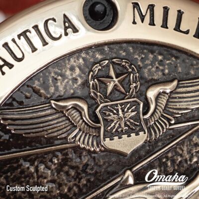 Custom Derby Cover for Harley-Davidson. Aeronautica Militare - Pantere Nere - Italian Air Force