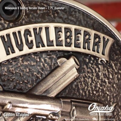 Tombstone Val Kilmer tribute custom derby cover for Harley-Davidson motorcycles.