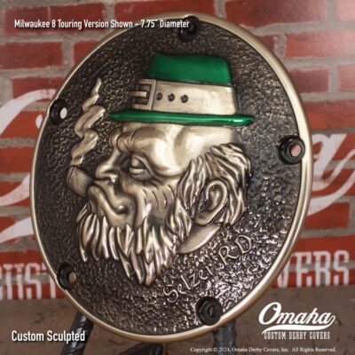 Celtic character custom derby cover for Harley-Davidson motorcycles
