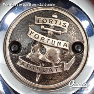 Fortis Fortuna Adiuvat custom timing cover for Harley-Davidson Milwaukee 8 motor